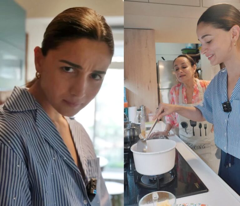 Alia Bhatt Video viral:आलिया भट्ट ने अपना पसंदीदा खाना पकाने का पहला प्रयास सोशल मीडिया पर क‍िया शेयर