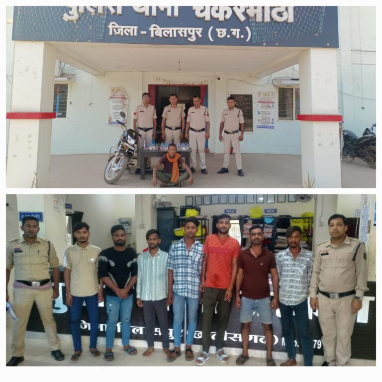 पुलिस की बड़ी कार्रवाई..हाथ आया छोटा क्राईम..एक साथ 15 से अधिक गुंडा बदमाशों को भेजा…यहां से शराब किया बरामद