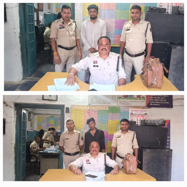 अलग अलग समय में दो चाकूबाज गिरफ्तार…आमजन को दिखा रहे थे पराक्रम…पुलिस ने दोनो को सीधे भेज दिया जेल