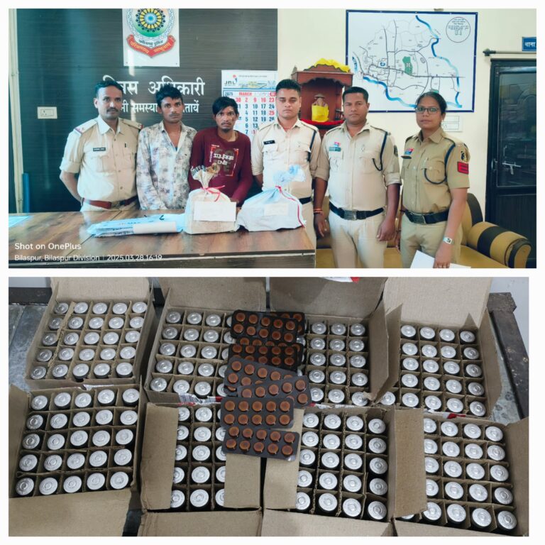 नशे के दो सौदागर खेल परिसर से गिरफ्तार..आरोपियों से नशीली दवाई का जखीरा बरामद…न्यायिक रिमाण्डे में दोनों को जेल