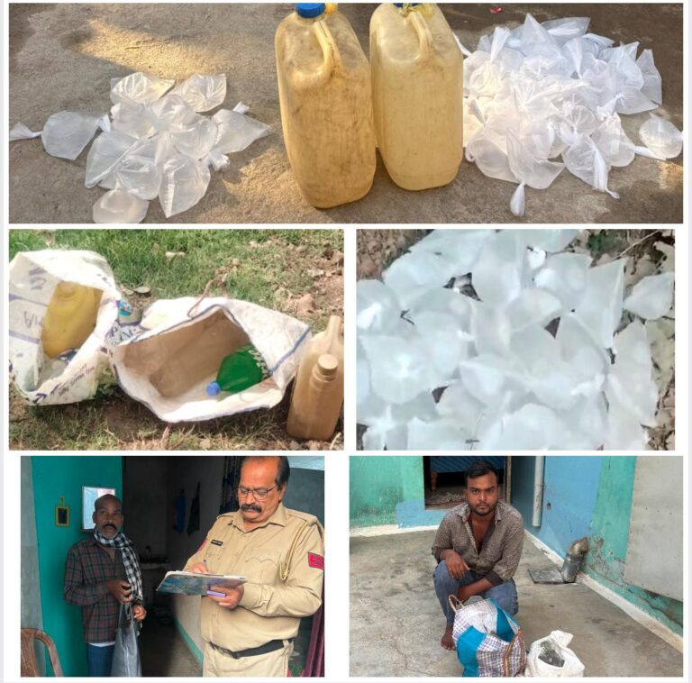 आबकारी टीम का 13 अलग अलग ठिकानों पर धावा…13 आरोपी गिरफ्तार…100 लीटर महुआ शराब,26 सौ किलो लहान जब्त