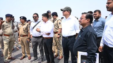 प्रस्तावित सभास्थल पहुंचे चीफ सेक्रेटरी,डीजीपी..मौका निरीक्षण कर कहा…ट्रैफिक प्लान रखें बेहतर…PWD को दिया विशेष आदेश