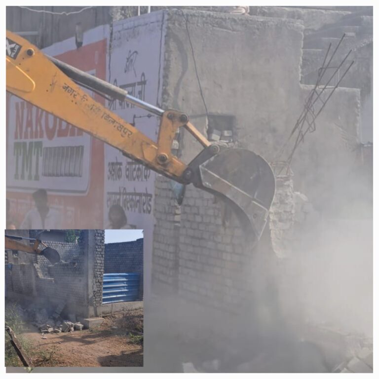 कल पेन्ड्री में…तो आज बिरकोना में चला बुलडोजर…23 लोगों को सरकारी जमीन से हटाया गया…अन्य लोगों को मिला 3 दिन का समय
