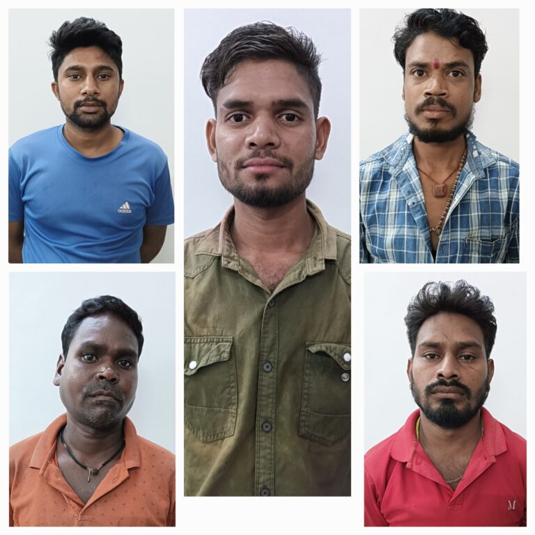 आनलाइन म्यूल खाताधारकों पर संयुक्त टीम का शिकंजा…5 खाताधारक गिरफ्तार..पुलिस ने आनलाइन अकाउन्ट किया फ्रीज