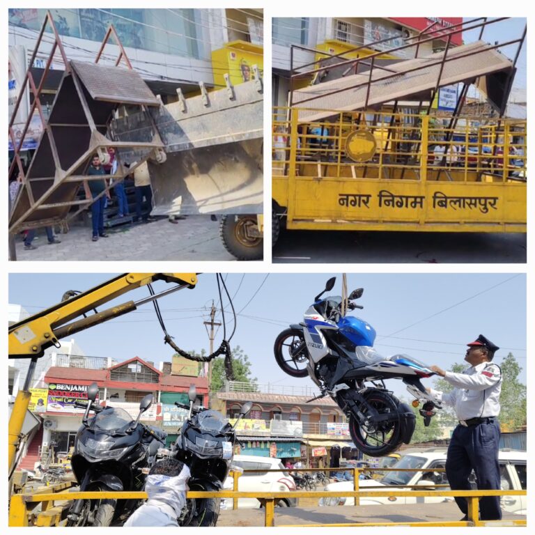 हवा में उड़ती मोटरसायकल देख रोमांचित हुए लोग…ट्रैफिक पुलिस ने खाली कराया सड़क…एजेंसी मालिकों का काटा चालान