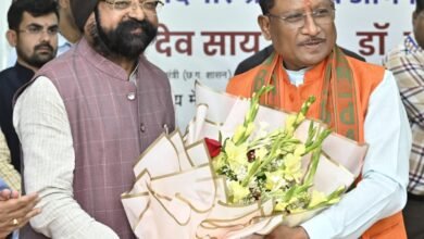 मुख्यमंत्री साय क्रेडा के नवनियुक्त अध्यक्ष भूपेंद्र सवन्नी के पदभार ग्रहण समारोह में हुए शामिल