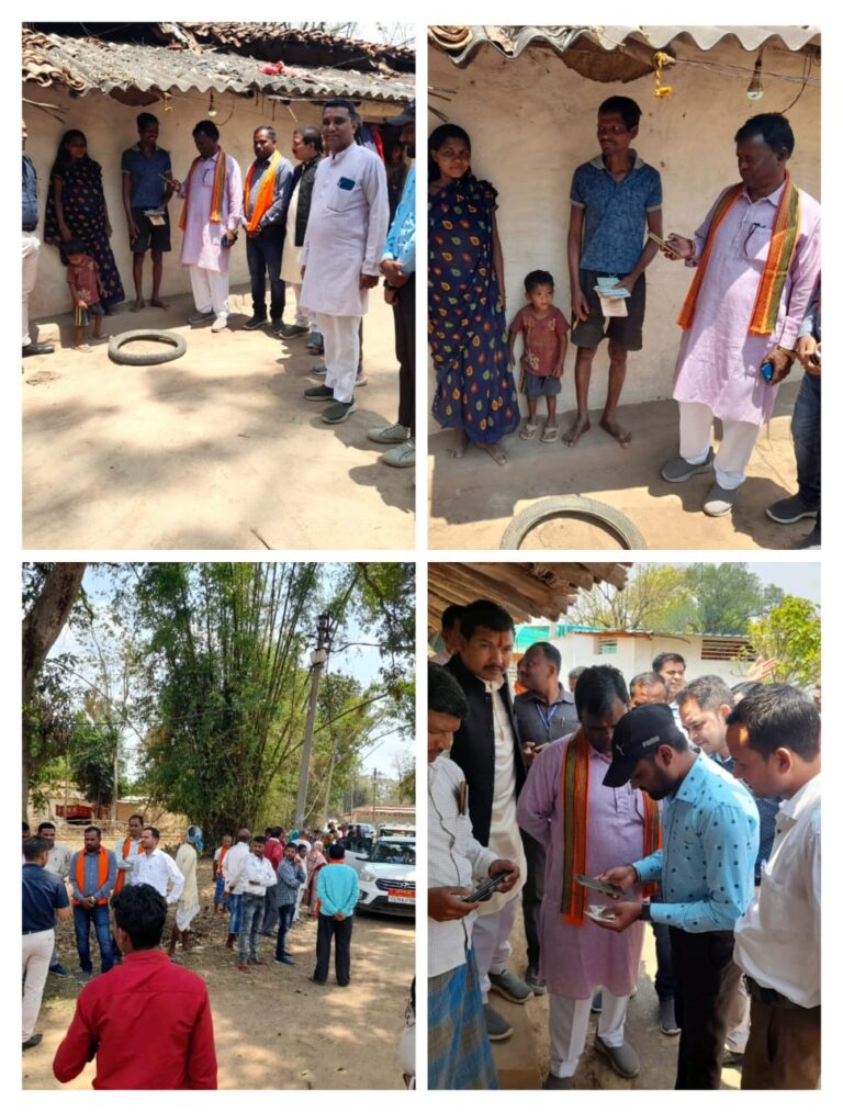 CG NEWS:विधायक भूलन सिंह ने किया पटना के मंगल साय का सर्वे