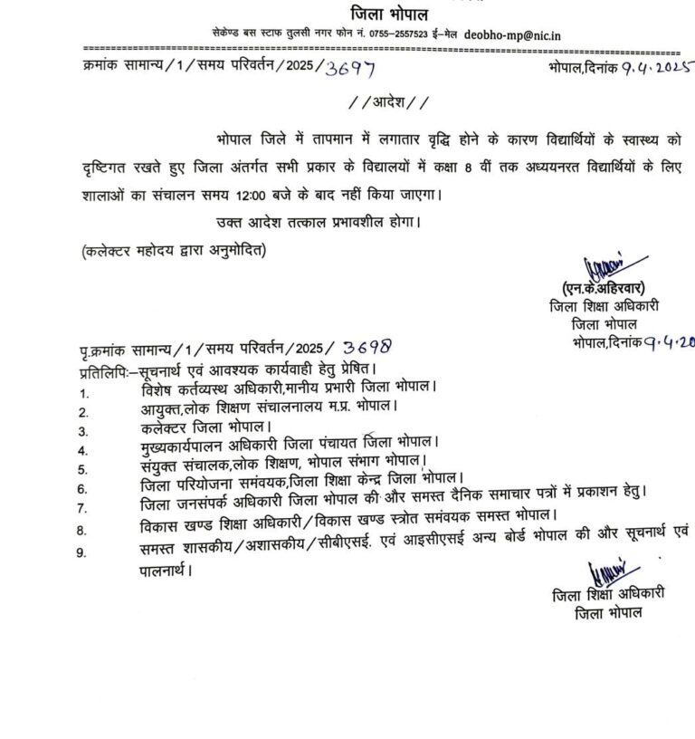 School timing change: 43 डिग्री के पार पारा, स्कूलों का टाइम बदला, इन जिलों में लू से बढ़ा खतरा