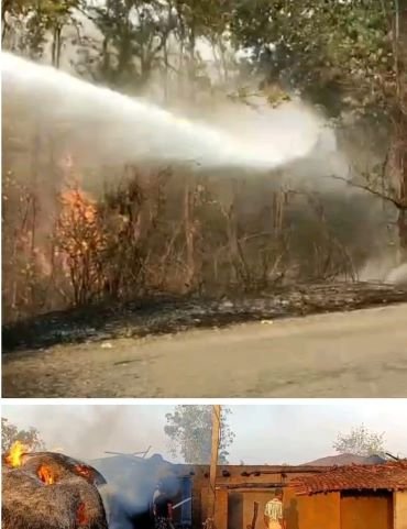CG NEWS:भीषण गर्मी में दो जगह आग लगी,जानमाल का नुकसान नहीं.. CG NEWS:भीषण गर्मी में दो जगह आग लगी,जानमाल का नुकसान नहीं..