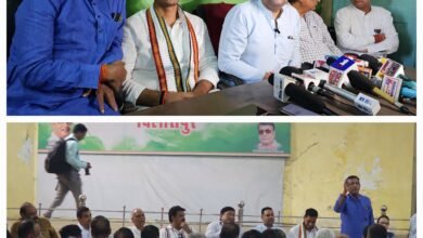 शोरगुल के बीच कांग्रेस की बैठक…पूर्व मंत्री उमेश पटेल ने कहा…सरकार ने किया संविधान को हाईजैक..संविधान बचाओ सभा को सचिन पायलट करेंगे संबोधित