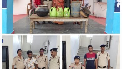 15 लीटर देशी शराब के साथ पकड़ायी महिला..तोरवा पुलिस ने पकड़ा 12 लीटर शराब…पूछताछ में तीनों ने दी यह जानकारी