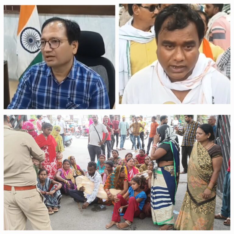 लाश के साथ कलेक्टर कार्यालय का घेराव…कलेक्टर ने दिया भरोसा…कांग्रेस नेता ने कहा..सेवा करना राजनीति तो फिर राजनीति ही सही.