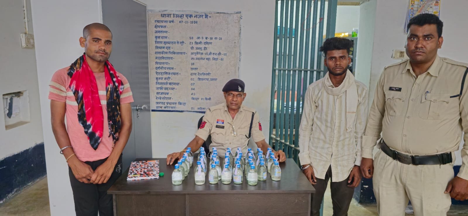 सीमेन्ट की बोरी में छिपाकर शराब परिवहन…पुलिस ने बाइक समेत किया बरामद…2 आरोपियों को गिरफ्तार कर भेजा जेल