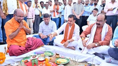 बेलतरा को 40 करोड़ की सौगात..केन्द्रीय मंत्री,डिप्टी सीएम,विधायक ने किया भूमिपूजन..अरपा पर बनेगा 24 करोड़ का नया पुल