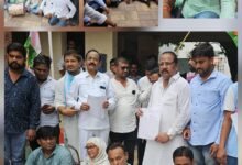 ढोल ताशे के साथ कांग्रेस ने घेरा बिजली ऑफिस..केशरवानी ने कहा: बहुत हुआ करेंगे उग्र आंदोलन