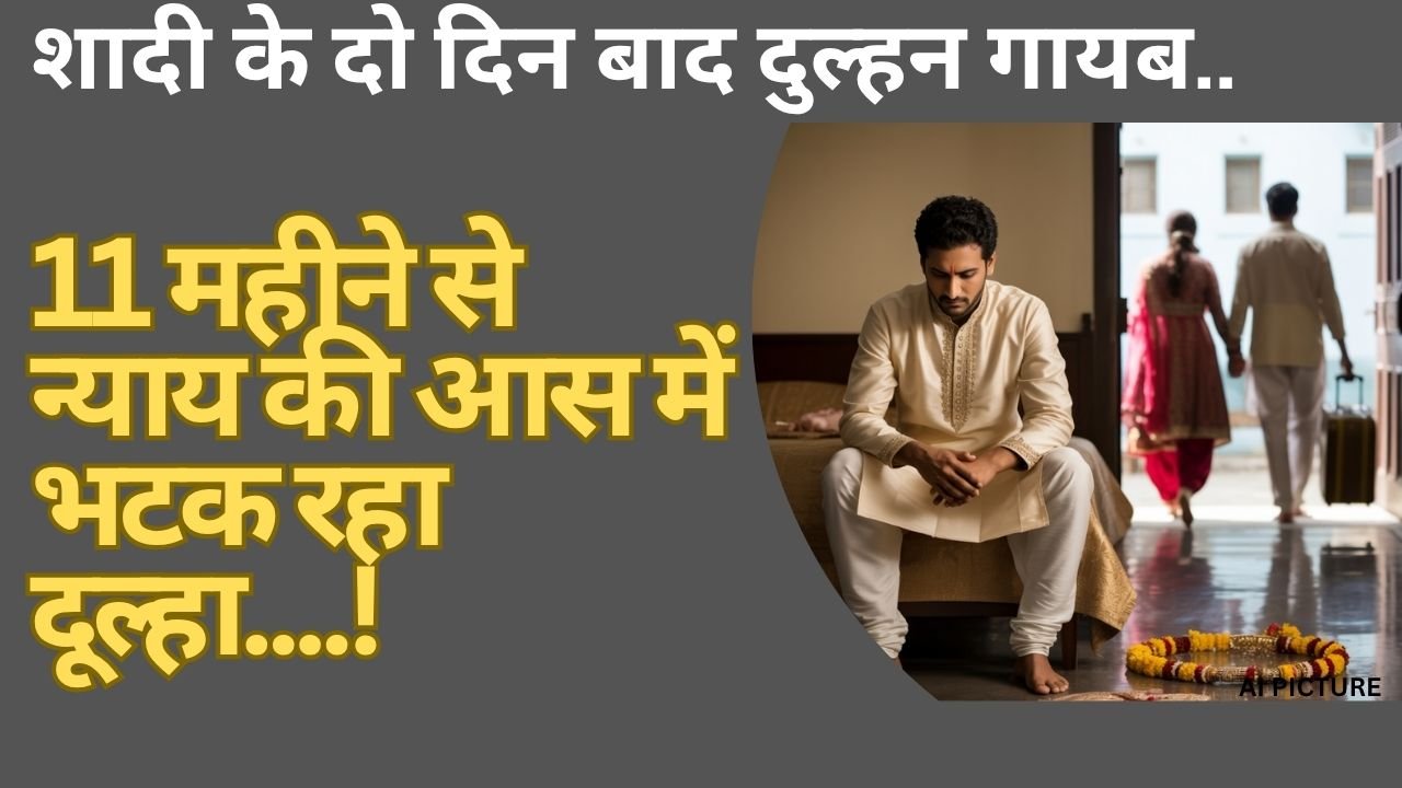 CG NEWS:शादी के दो दिन बाद दुल्हन गायब….. 11 महीने से न्याय की आस में भटक रहा दूल्हा….! CG NEWS:शादी के दो दिन बाद दुल्हन गायब….. 11 महीने से न्याय की आस में भटक रहा दूल्हा….!