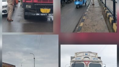 ब्रेकडाउन ट्रक से जाम…यातायात क्यूआरटी टीम की मुस्तैदी..मिनटों में आवागमन बहाल