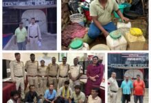 आबकारी विभाग की बड़ी कार्रवाई: 11 ठिकानों पर धावा.सैकडों लीटर शराब जब्त..9 गिरफ्तार