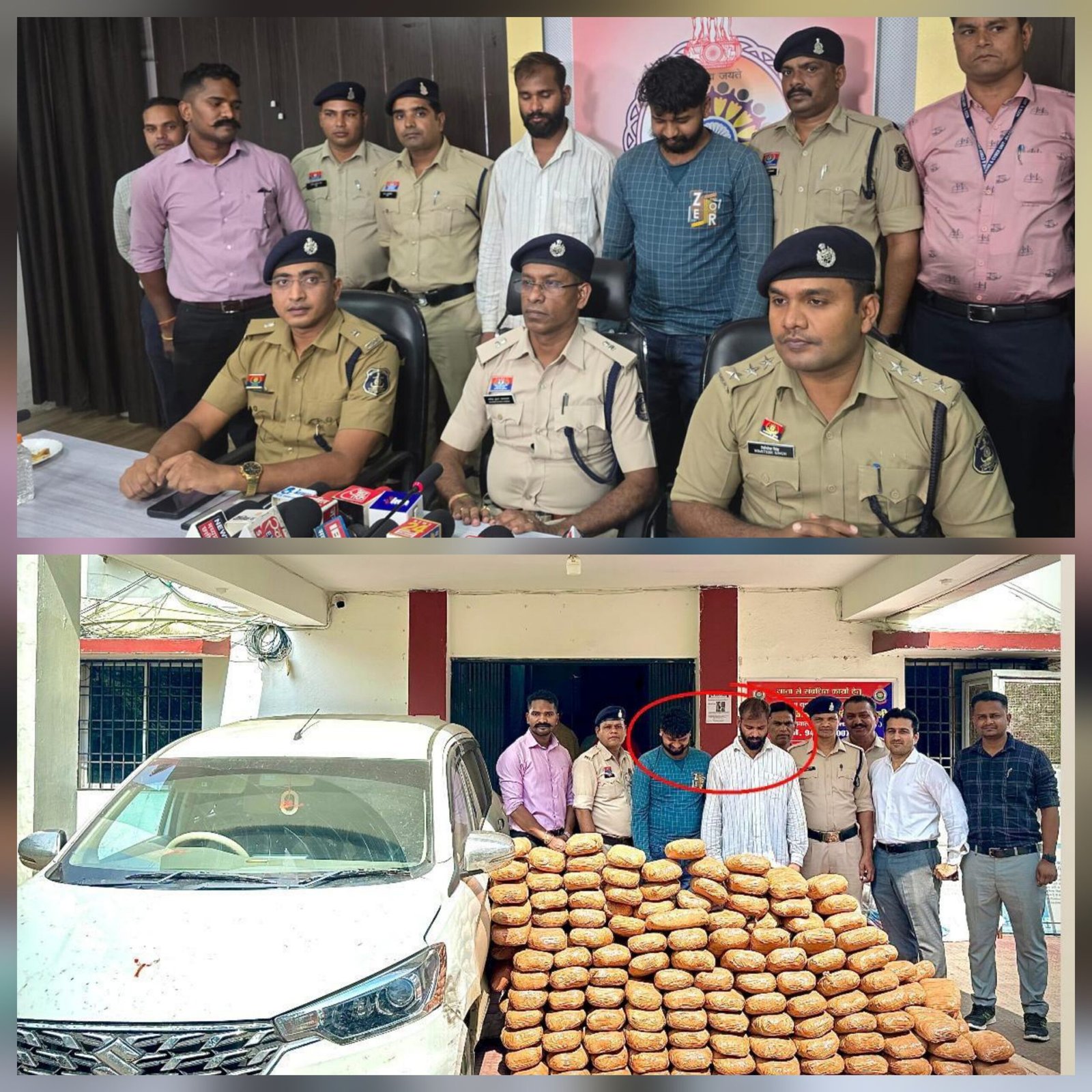 नशे के सौदागरों पर SSP रजनेश का करारा प्रहार — 284 किलो गांजा…दो अंतरराज्यीय तस्कर गिरफ्तार नशे के सौदागरों पर SSP रजनेश का करारा प्रहार — 284 किलो गांजा…दो अंतरराज्यीय तस्कर गिरफ्तार