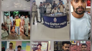 अपराधियों पर पुलिस का कहर: हथियारों की नुमाइश और गुंडागर्दी पर चला डंडा, एक ही दिन में कई बदमाश गिरफ्तार