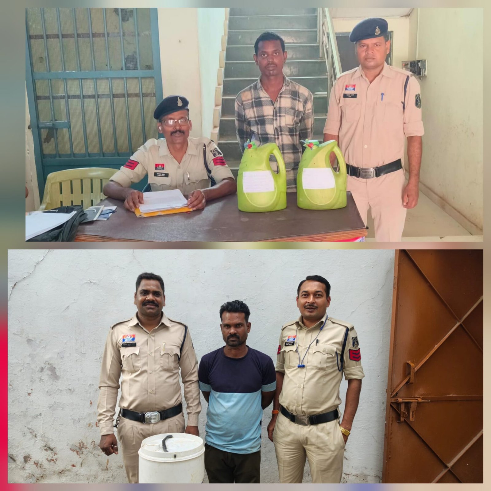 नशे के कारोबारियों पर कड़ा प्रहार, दो अलग-अलग स्थानों से अवैध शराब जब्त – आरोपी गिरफ्तार