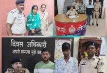 पुलिस का एक्शन मोड; नशा, छेड़खानी और झपटमारी के आरोपियों कौ भेजा जेल