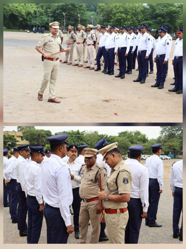 ट्रैफिक पुलिस की वार्षिक समीक्षा. कसौटी पर परखे गए जवान..सर्वश्रेष्ठ का सम्मान