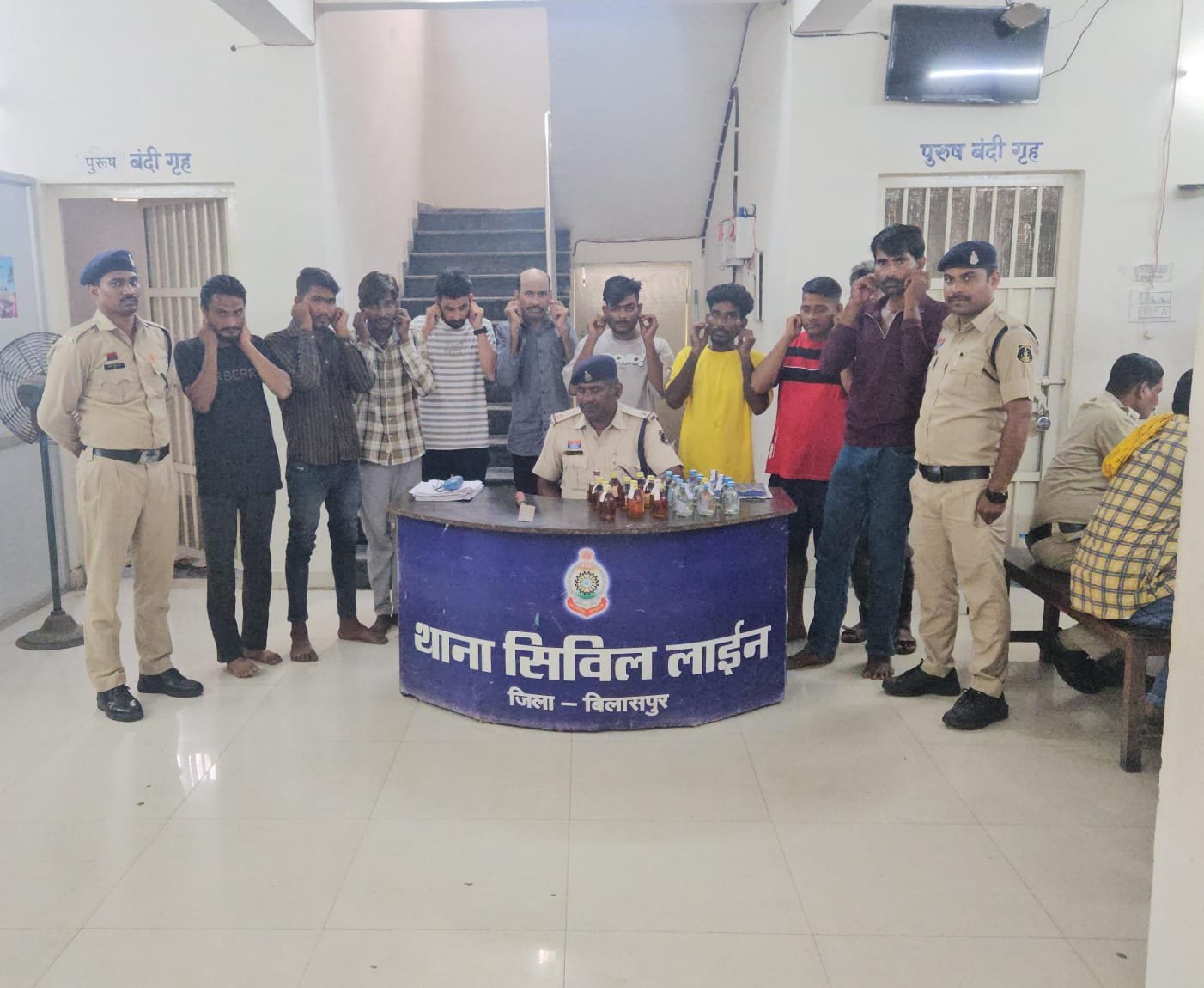 तालापारा में ‘शराब, शस्त्र और शोर’ पर ब्रेक:  पुलिस के शिकंजे में बदमाशों की टोली