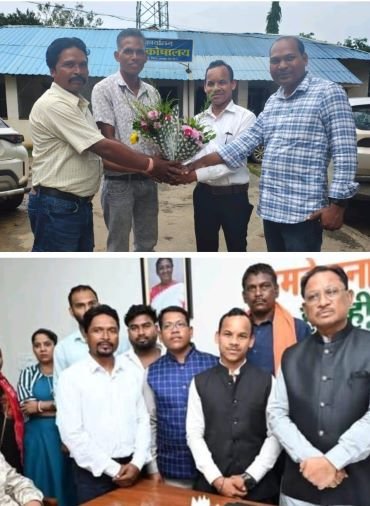 CG NEWS:कुंवर साय पैंकरा बने सरपंच संघ जशपुर के जिलाध्यक्ष , 444 ग्राम पंचायतों के लिए पूरे समर्पण से काम करेंगे