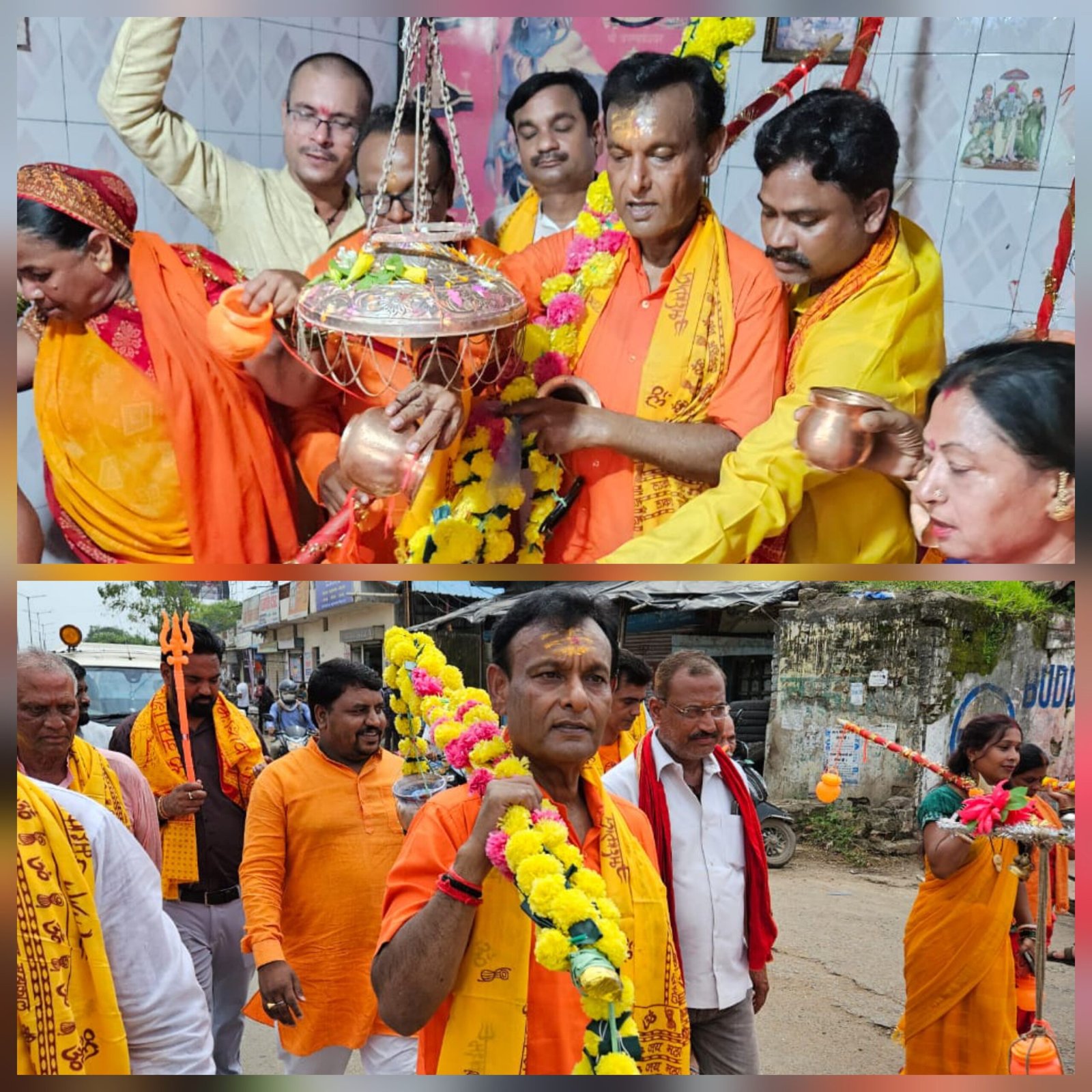 गोसंरक्षण संकल्प के साथ कांग्रेस की अनूठी कांवर यात्रा..कांग्रेसियों ने भोलेनाथ का किया जलाभिषेक.. विजय ने कहा..“FIR नहीं, ठोस संरक्षण चाहिए