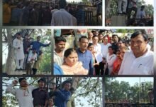 टेबल फैन और हाथ पंखा लेकर कांग्रेस का हल्ला बोल .. संभागीय बिजली कार्यालय का किया घेराव….वादा-खिलाफी पर जताया आक्रोश