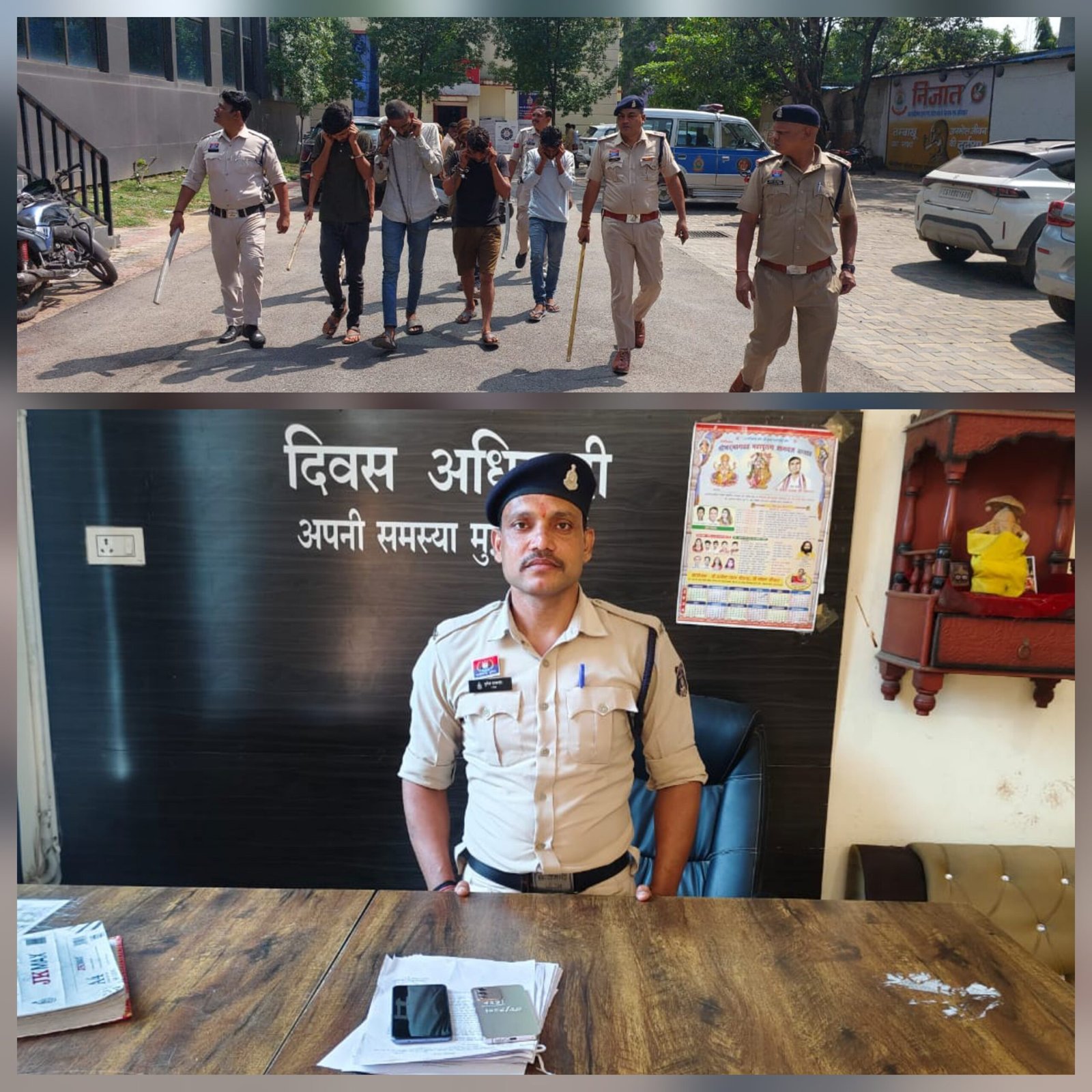 मोबाइल चोर और हथियारबंद बदमाशों पर बड़ी कार्रवाई..नाबालिग चोर गिरफ्तार, तीन हथियारबंद भी पकडाए