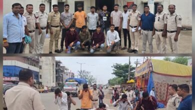सड़क पर जन्मदिन का हंगामा: जश्न मनाते 10 युवक गिरफ्तार, बुलेट जब्त.. कान पड़कर उठा बैठक