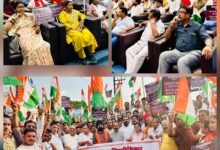 भाजपा की मौन पदयात्रा में गूंजा संदेश — विभाजनकारी ताकतों से सावधान “..भावुक हुए डिप्टी सीएम अरुण
