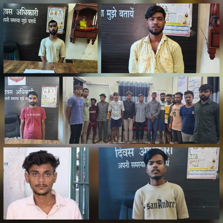 “ऑपरेशन प्रहार :  पुलिस का अपराधियों पर शिकंजा.. अलग-अलग अपराध में दर्जनों गिरफ्तार…तलवार-चाकू बरामद