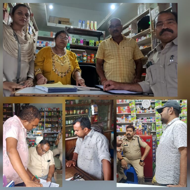दवा बाजार में सन्नाटा – पुलिस-ड्रग्स टीम ने बोला 44 धावा.. बिना प्रिसक्रिप्शन नहीं मिलेगी दवा