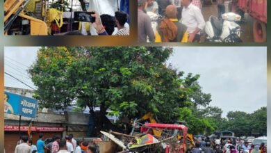 उच्च न्यायालय का मिला आदेश…शाम तक सड़क साफ..अतिक्रमणकारियों में हड़कंप