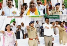 देशभक्ति के रंग में रंगा बलरामपुर..सांसद के नेतृत्व में निकाली गई भव्य तिरंगा यात्रा