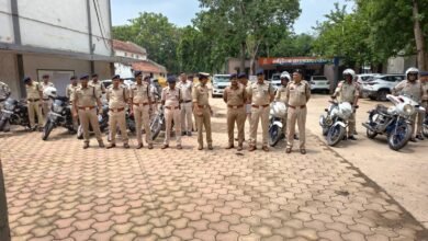 त्योहारों पर पुलिस का अलर्ट मोड…शहर में बाइक पेट्रोलिंग से सुरक्षा कड़ी..भीड़भाड़ वाले इलाकों में रहेगी नजर
