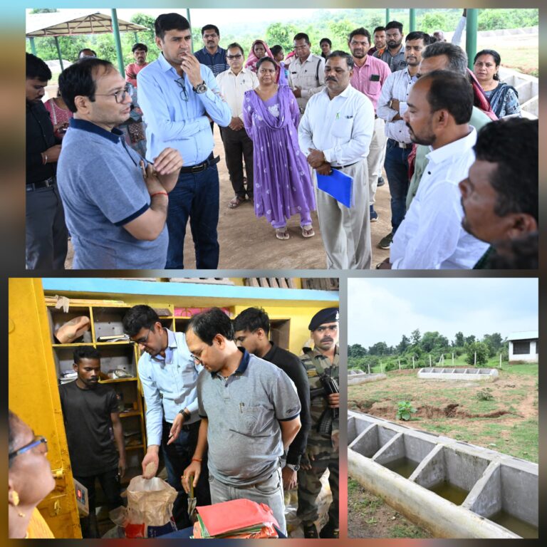 जोगीपुर गौ अभ्यारण्य से कुरदर चौपाल तक – कलेक्टर ने किया गांव-गांव निरीक्षण..ग्रामीणों से की सीधी बातचीत