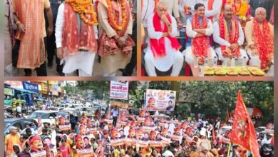 151 किमी की पदयात्रा के बाद शहर पहुंची सुशांत की ध्वजा यात्रा..सवागत में उमड़ा जनसैलाब..जयघोष से गूंजा शहर
