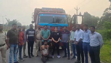 पुलिस की बड़ी कार्रवाई: 17 भैंसों से भरा ट्रक बरामद…पशु तस्कर गिरफ्तार