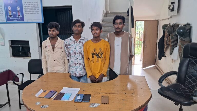डंडा मारकर मोबाइल छीनते थे आरोपी, पुलिस ने मिनटों में खेल खत्म किया