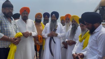 श्री गुरु तेग बहादुर साहिब के 350 शहादत को समर्पित एतिहासिक यात्रा कोरबा के लिए प्रस्थान