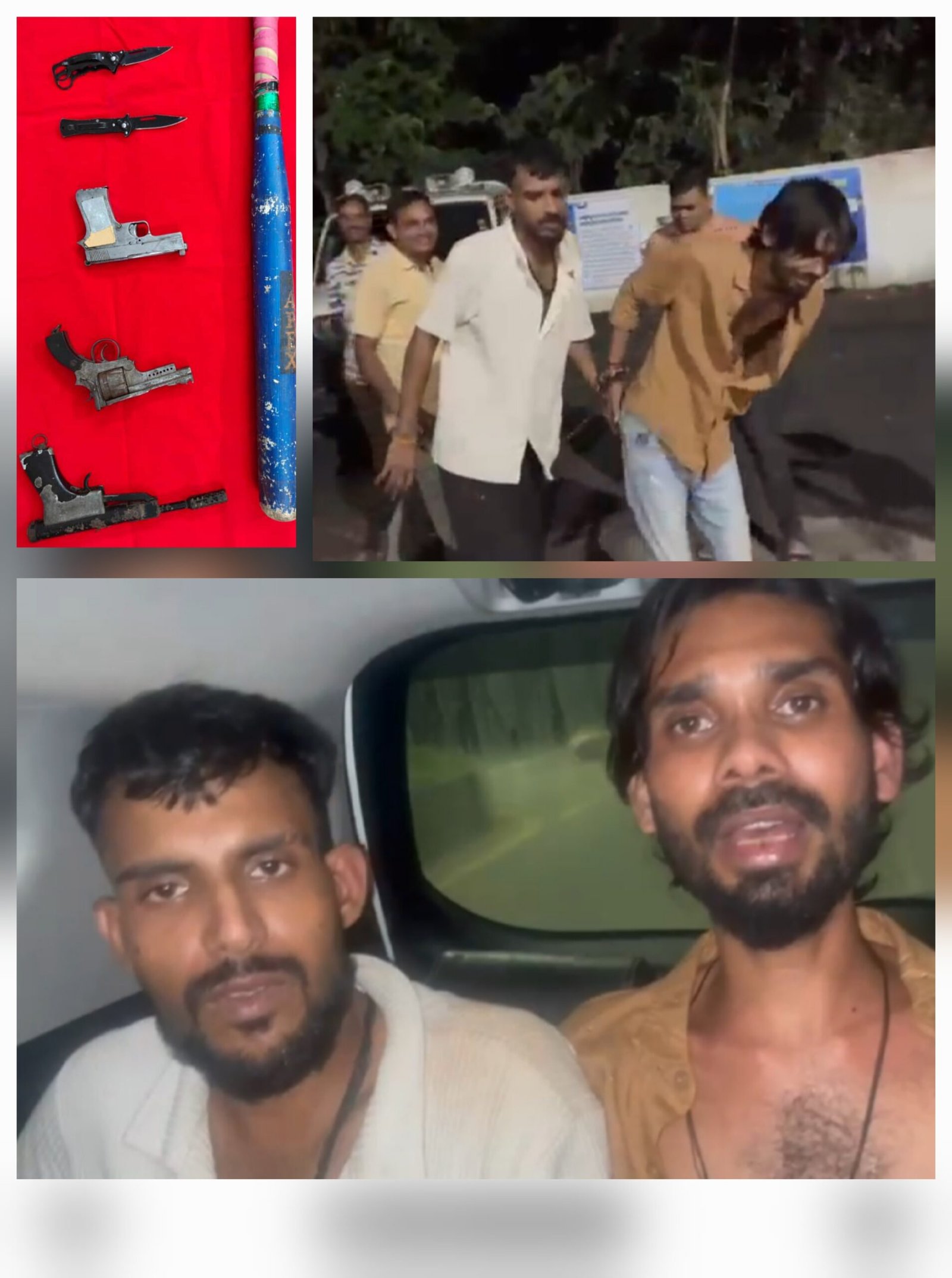 पुलिस हमारी बाप है !.. रील माफियाओं की रील टूटी: हथियार लहराने वालों ने कहा– गुंडागर्दी पाप है.. जनता ने लिया जम कर आनंद