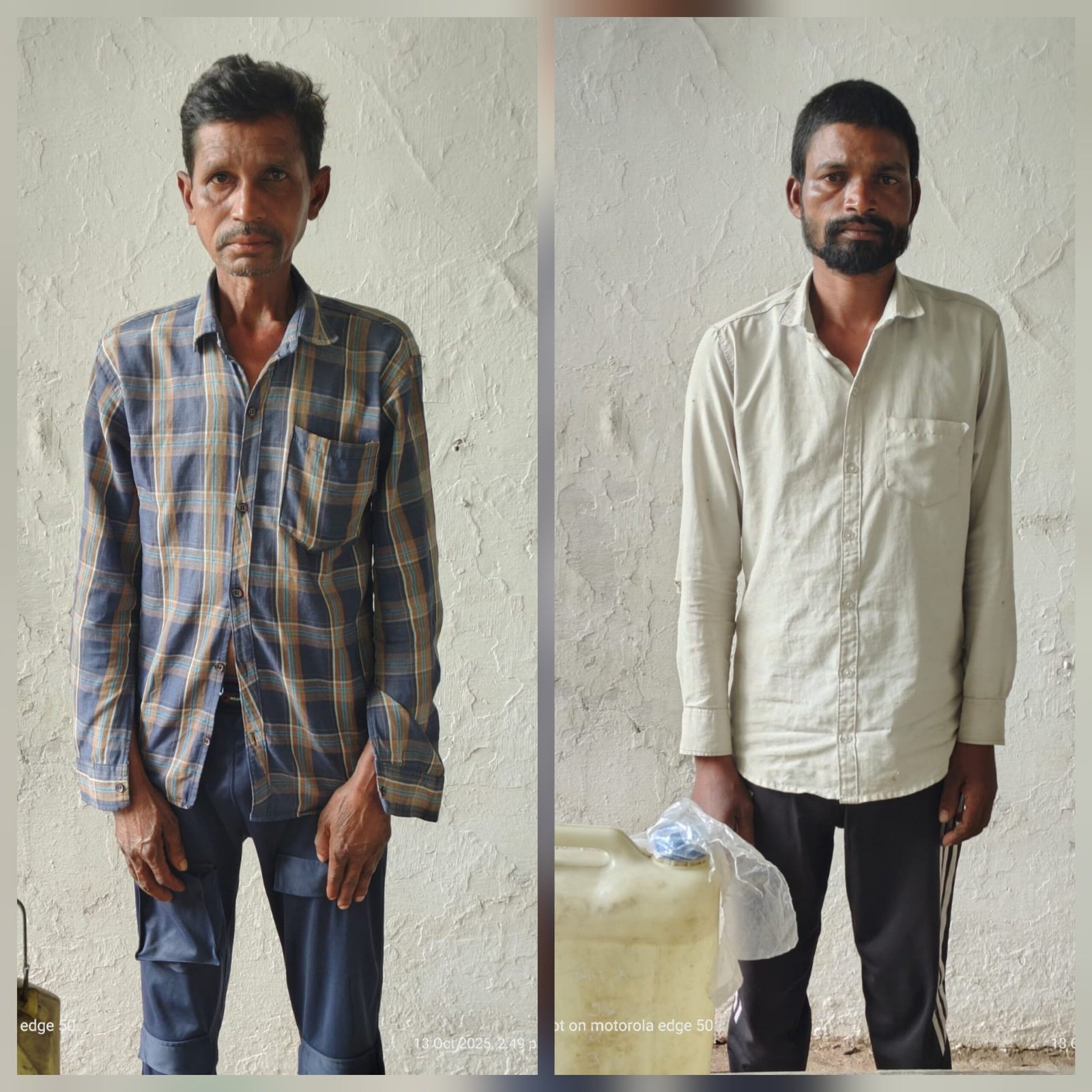 ग्राम लमेर में पुलिस की रेड — दो गिरफ्तार, महुआ शराब की खेप बरामद ग्राम लमेर में पुलिस की रेड — दो गिरफ्तार, महुआ शराब की खेप बरामद