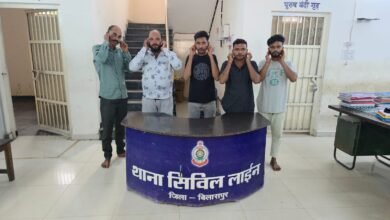 बिलासपुर में देर रात बड़ी हलचल! मरार गली से पांच गिरफ्तार – जानिए क्या हुआ था वहां…