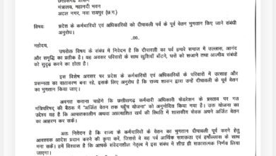 दीपावली के पहले वेतन देने फेडरेशन ने सीएम साय को लिखा पत्र