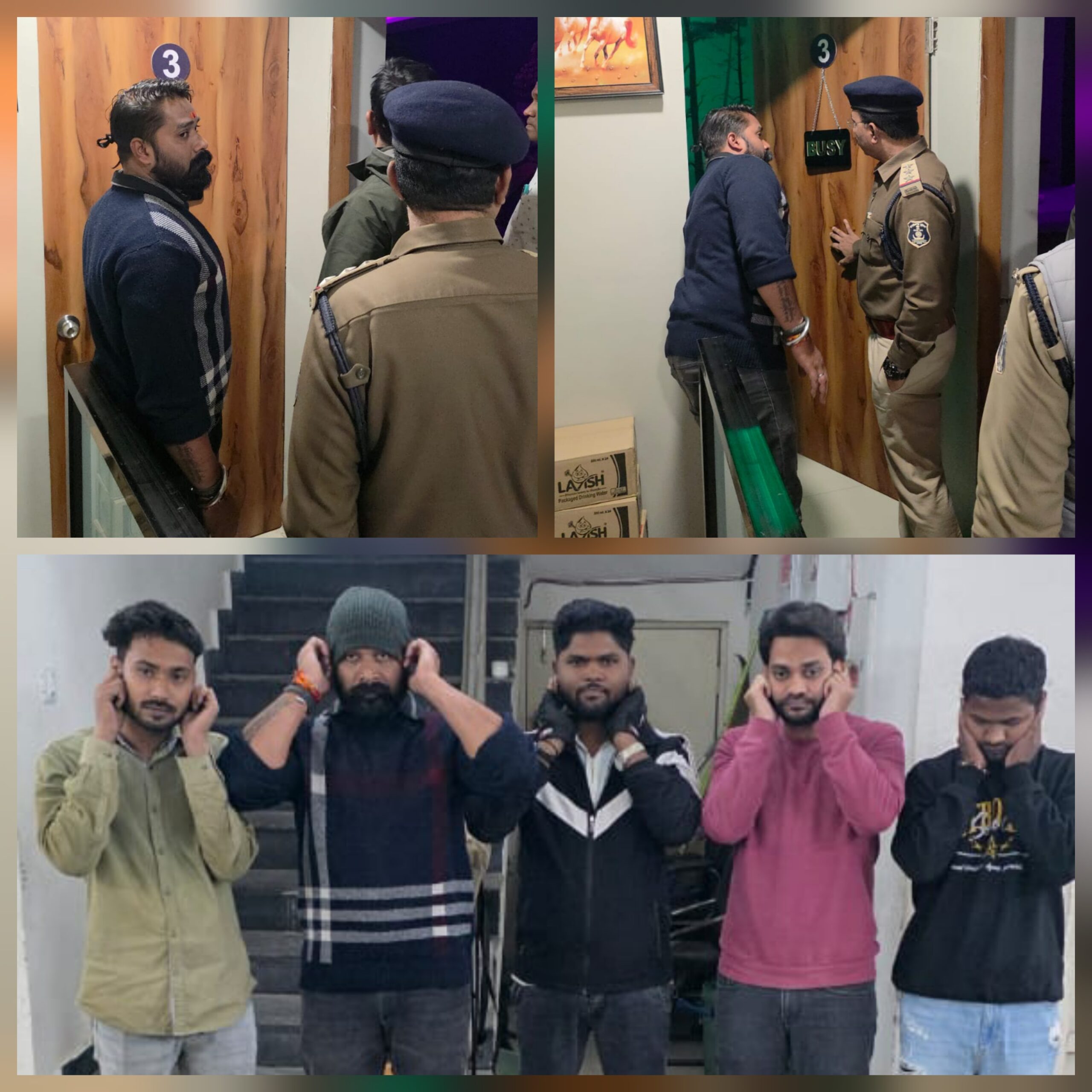 स्पा सेंटरों की आड़ में खेल पर पुलिस का वार, बिलासपुर में सिविल लाइन की सख़्त कार्रवाई