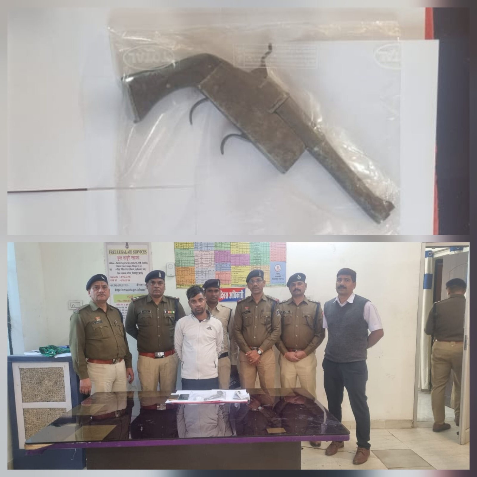 बिलासपुर अलर्ट! खुलेआम हथियार लेकर घूम रहा था युवक, संयुक्त पुलिस कार्रवाई में गिरफ्तारी